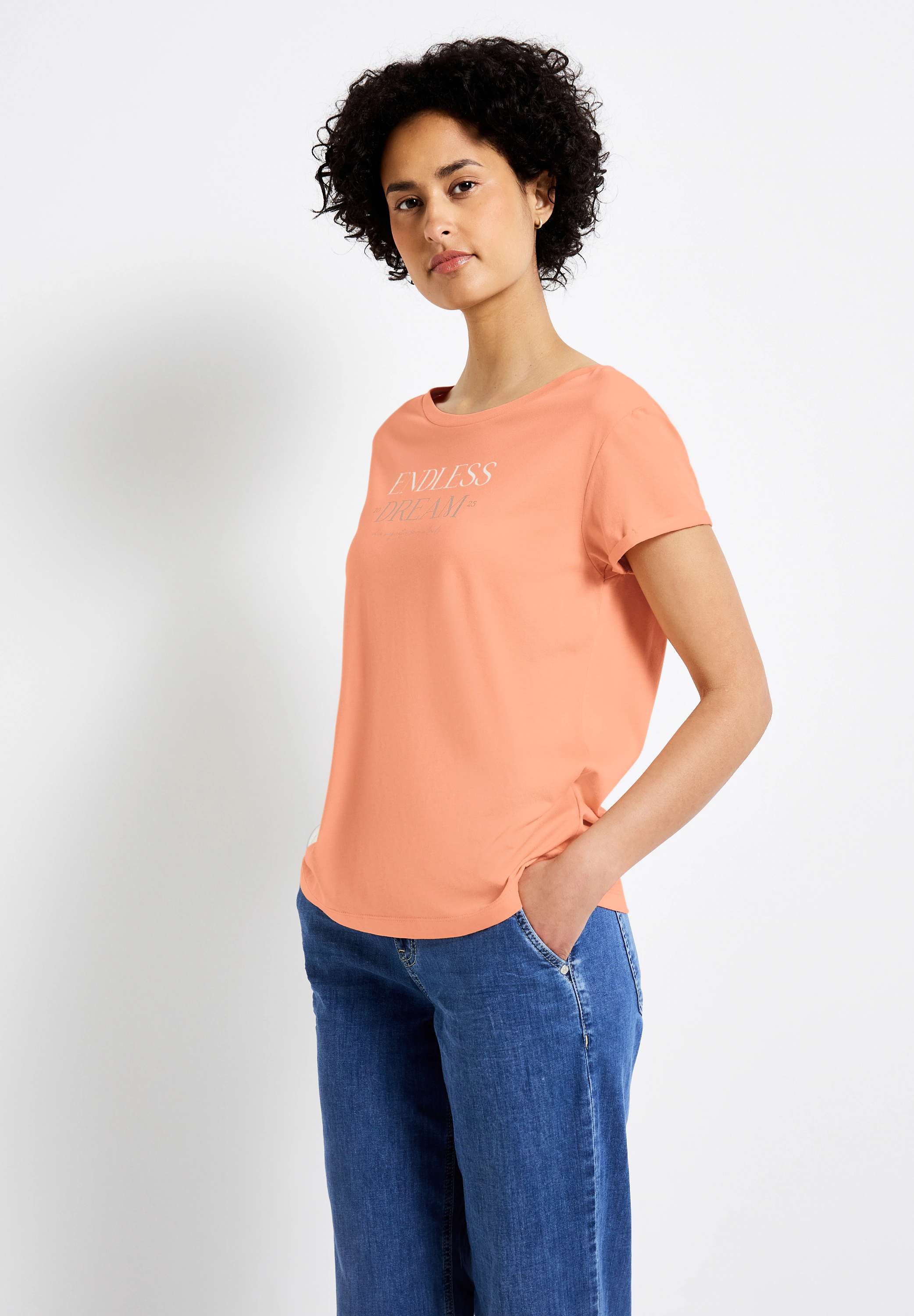 STREET ONE T-Shirt, mit Rundhalsausschnitt günstig online kaufen