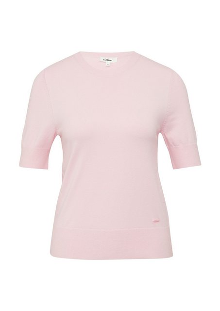 s.Oliver Strickpullover Basic (1-tlg) Langarm, Viskose-Mix günstig online kaufen