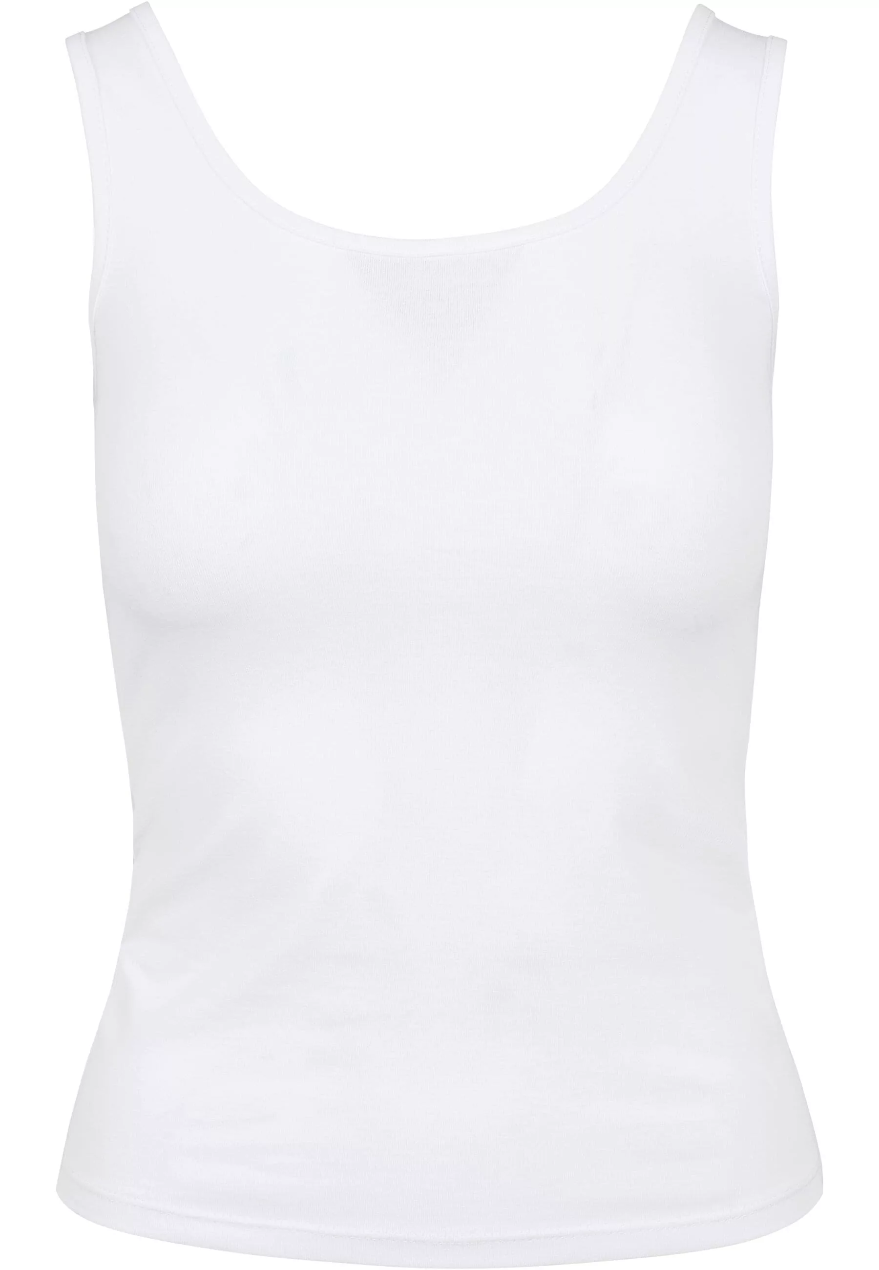 URBAN CLASSICS Muskelshirt "Urban Classics Damen Ladies 2-Pack Basic Stretc günstig online kaufen