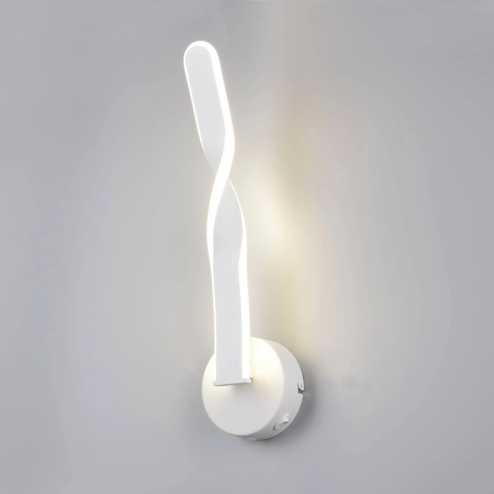 LED-Wandleuchte Ginko, weiß matt, Metall, Höhe 45,5 cm günstig online kaufen