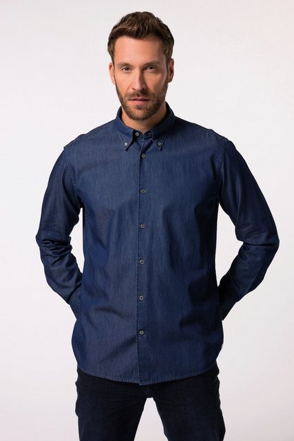 JP1880 Businesshemd JP 1880 Jeanshemd Langarm Buttondown-Kragen günstig online kaufen