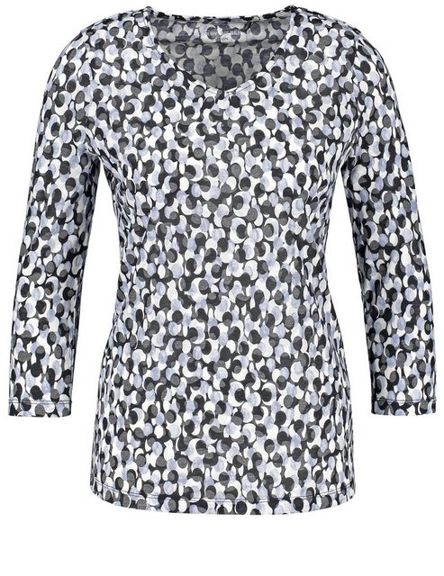 GERRY WEBER 3/4-Arm-Shirt 3/4 Arm Shirt mit Ausbrenner-Optik günstig online kaufen