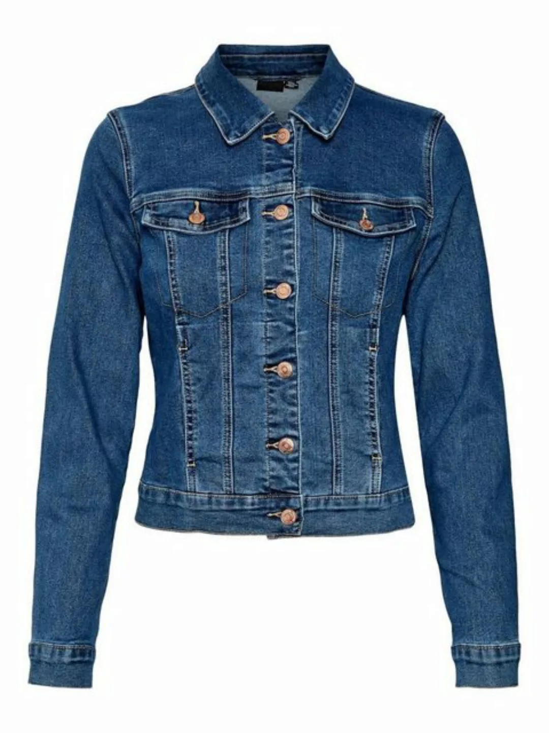 Vero Moda Jeansjacke "VMLUNA LS SLIM DNM JACKET MIX GA NOOS" günstig online kaufen