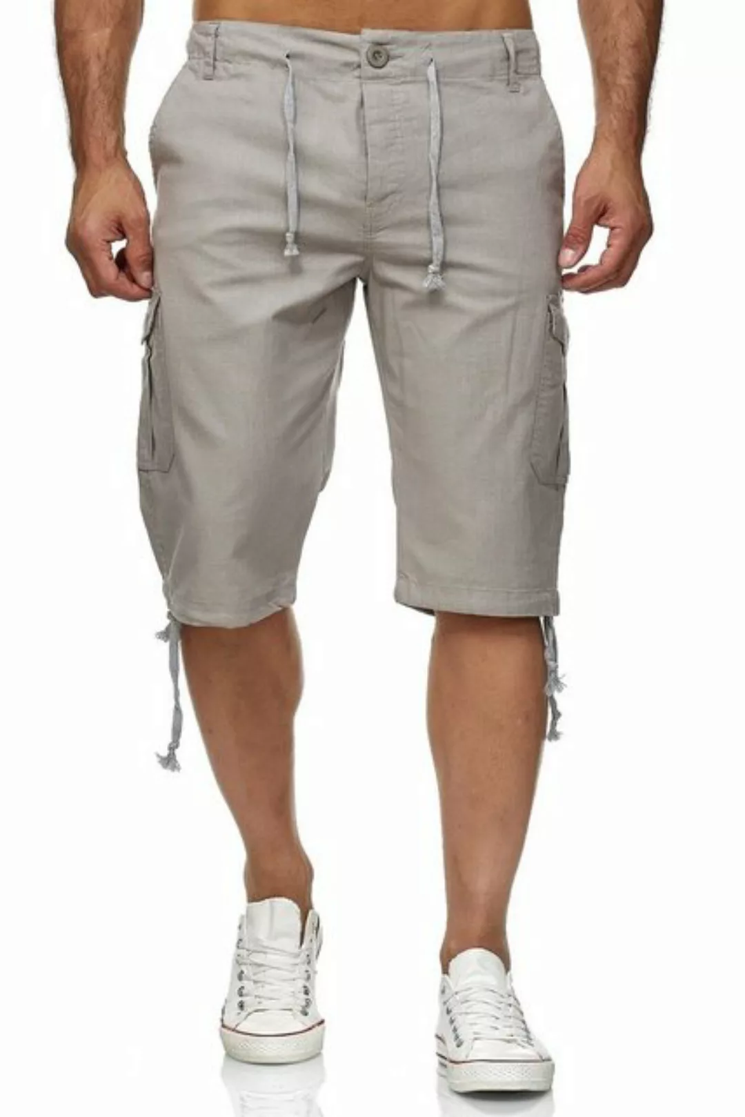 Reslad Leinenhose Reslad Leinen Cargo Shorts Männer Strandhose Herren Leine günstig online kaufen