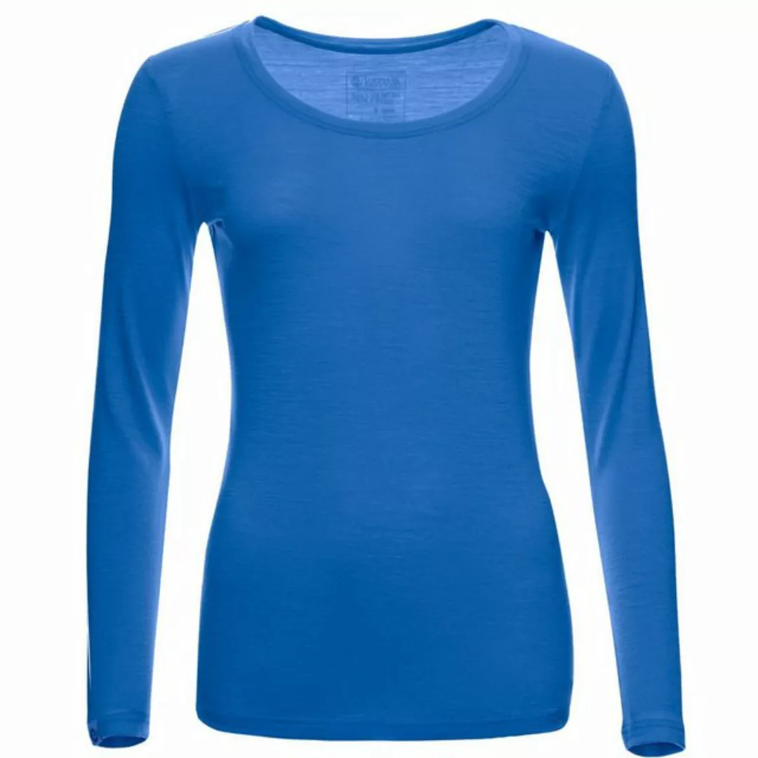 Kaipara - Merino Sportswear Langarmshirt Merino Longsleeve Damen Rundhals S günstig online kaufen