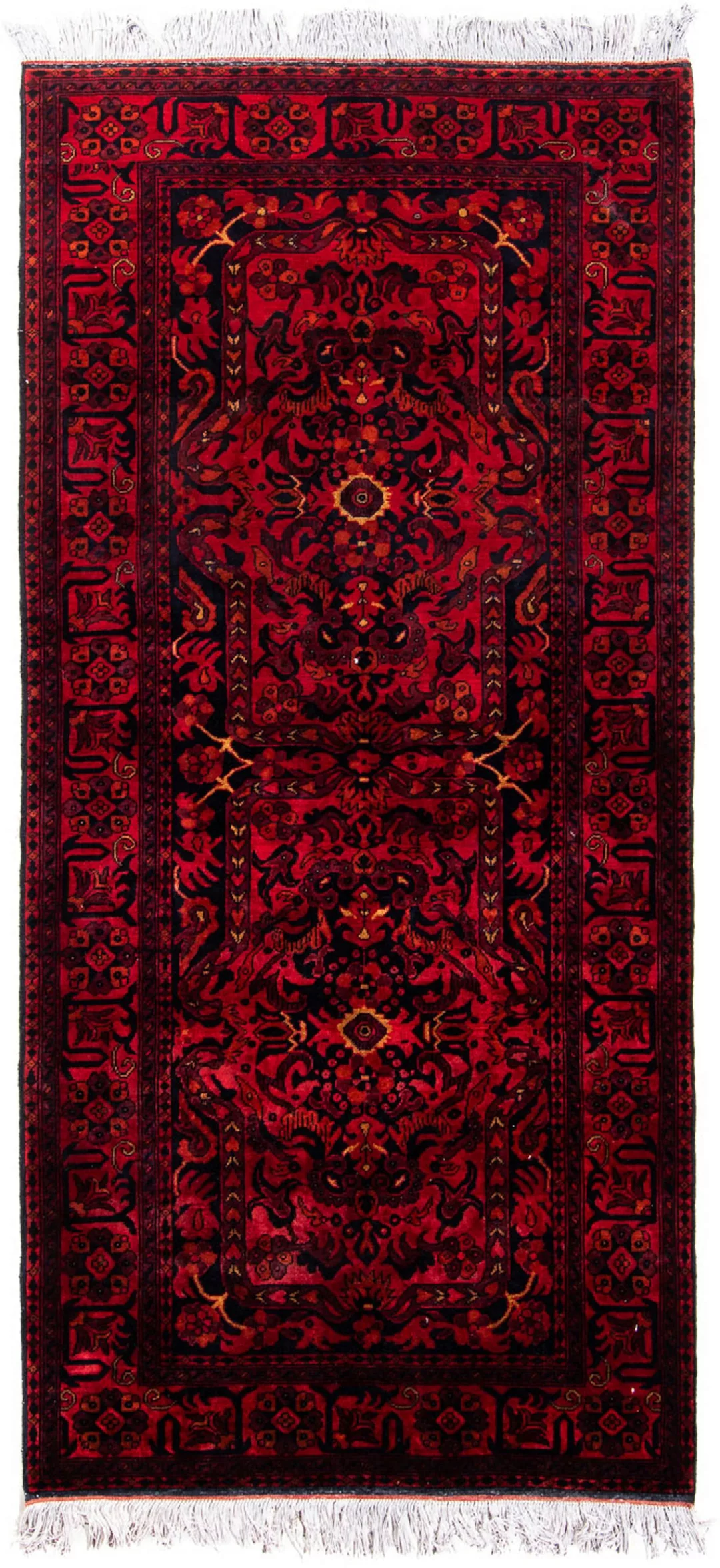 morgenland Orientteppich »Afghan - Kunduz - 203 x 102 cm - dunkelrot«, rech günstig online kaufen