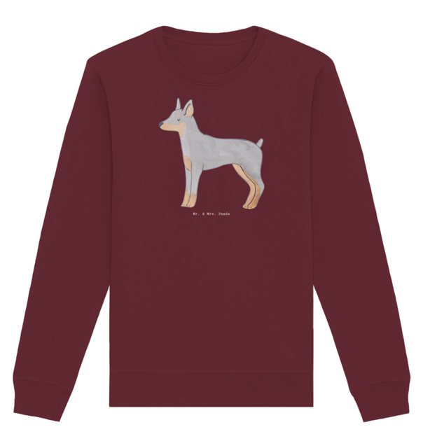 Mr. & Mrs. Panda Longpullover Größe M Dobermann Pinscher Moment - Burgundy günstig online kaufen