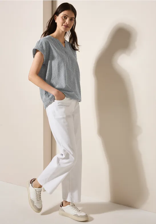 Seersucker Bluse günstig online kaufen