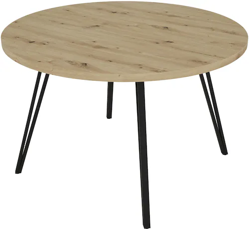 byLIVING Esstisch "Marta", (1 St.), mit 120cm runder Tischplatte in Artisan günstig online kaufen