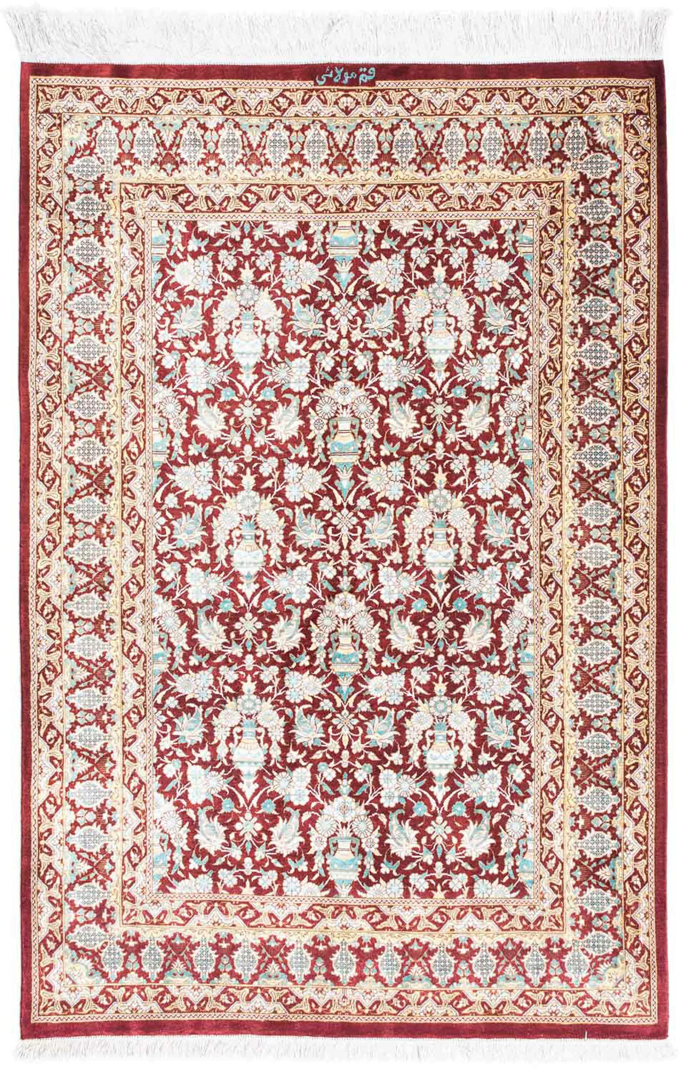 morgenland Orientteppich »Perser - Ghom - 119 x 76 cm - dunkelrot«, rechtec günstig online kaufen