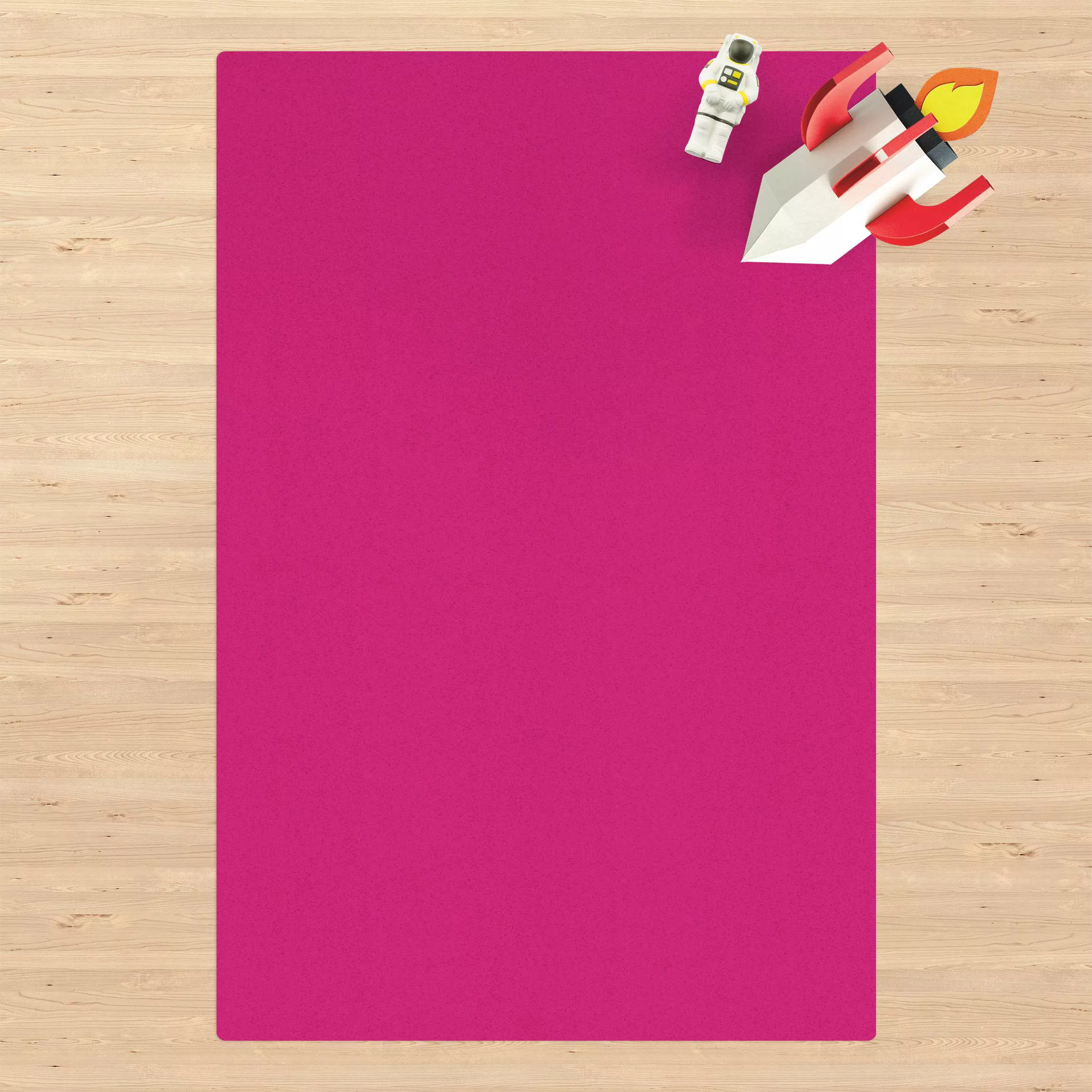 Kork-Teppich Colour Pink günstig online kaufen