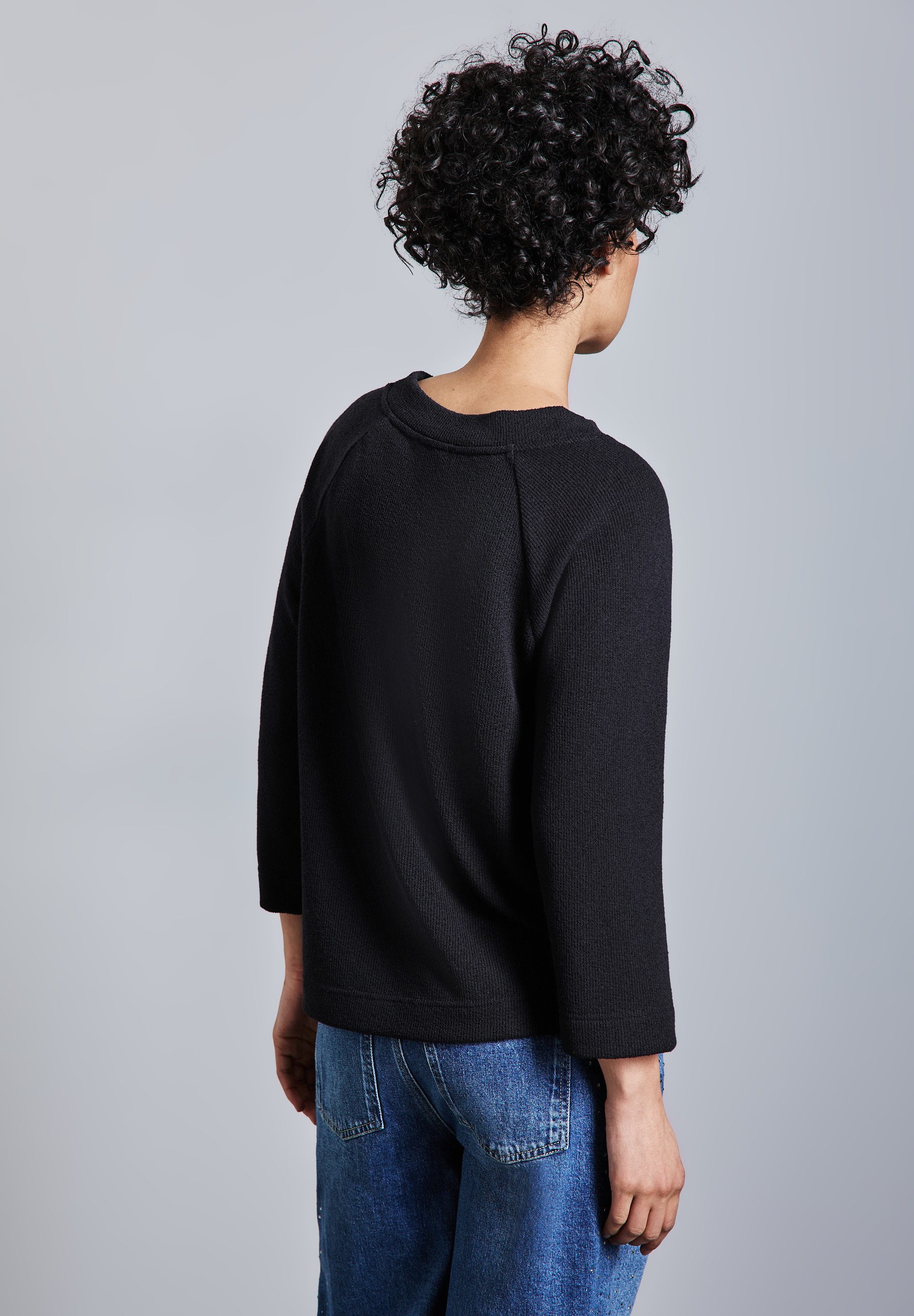 STREET ONE 3/4-Arm-Shirt, mit U-Boot-Ausschnitt günstig online kaufen