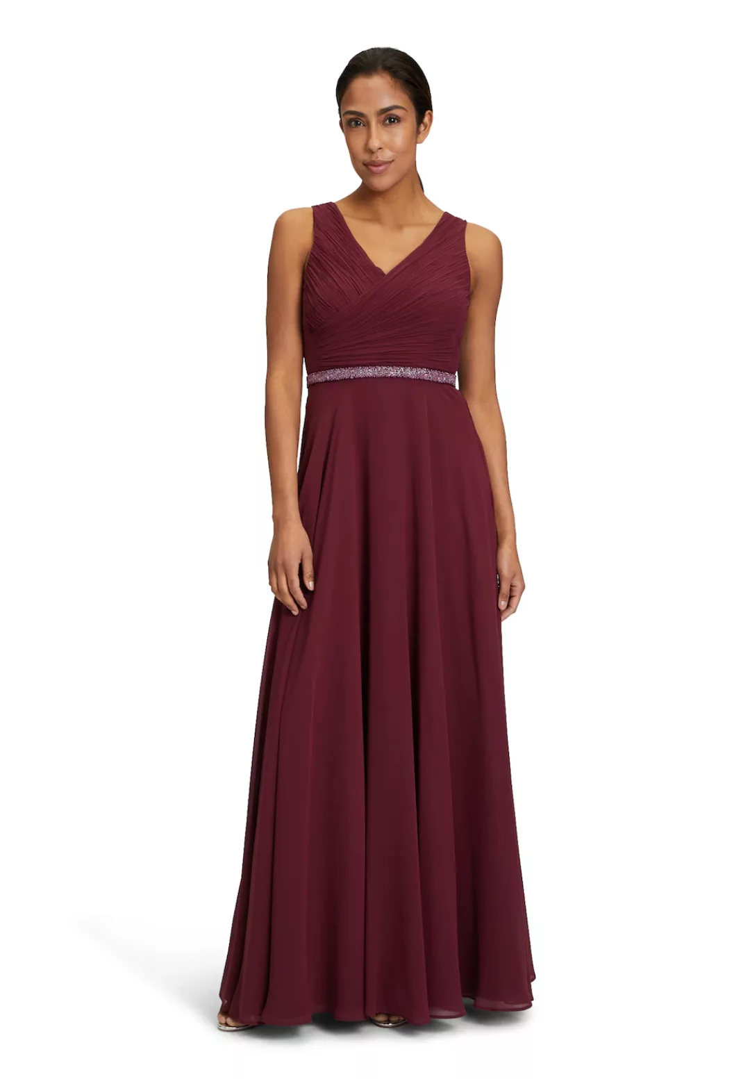 Vera Mont Abendkleid Vera Mont Abendkleid mit Plissee Dekoelemente günstig online kaufen