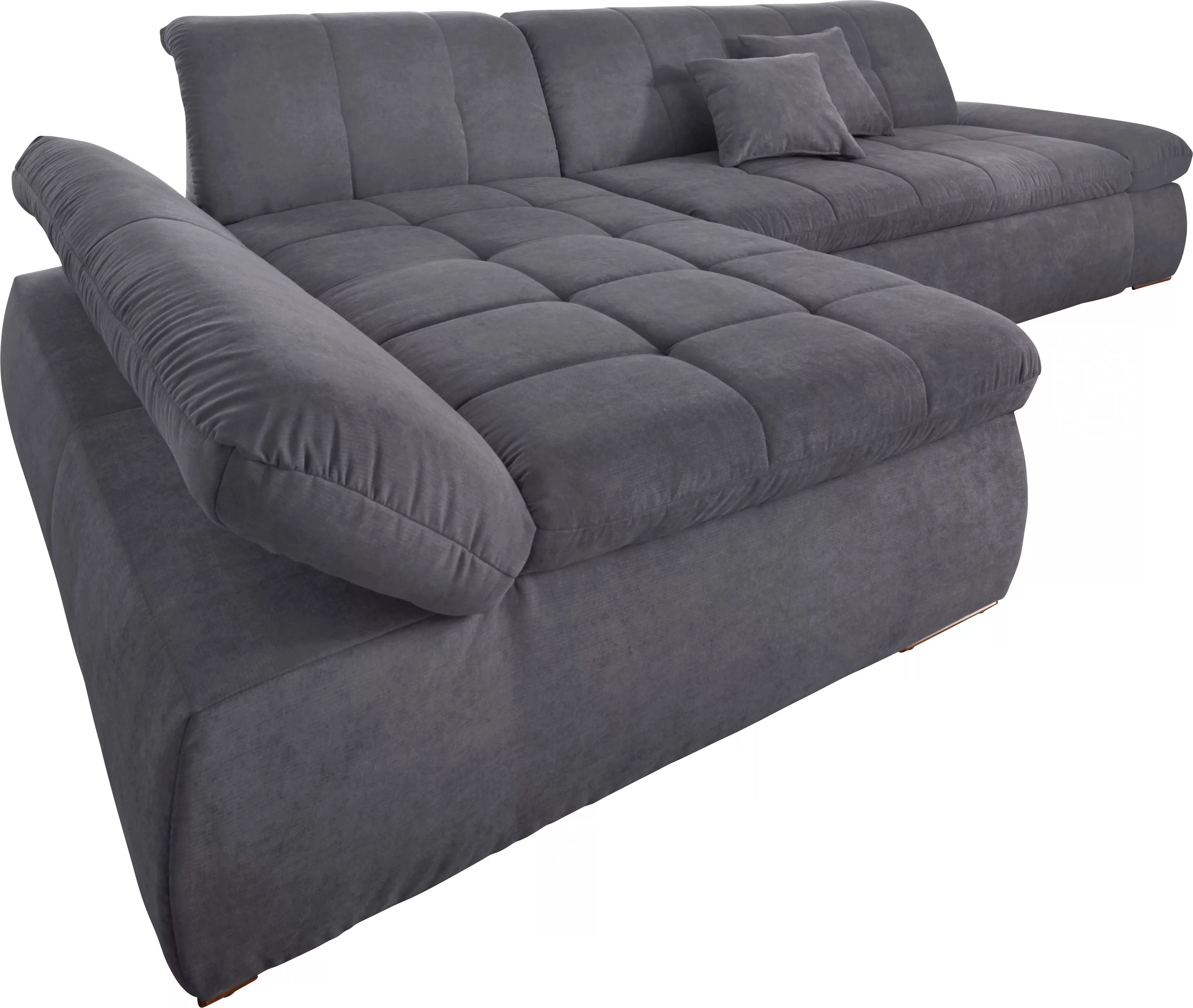 DOMO collection Ecksofa »NMoric XXL, B/T/H: 300/172/80cm, L-Form«, wahlweis günstig online kaufen