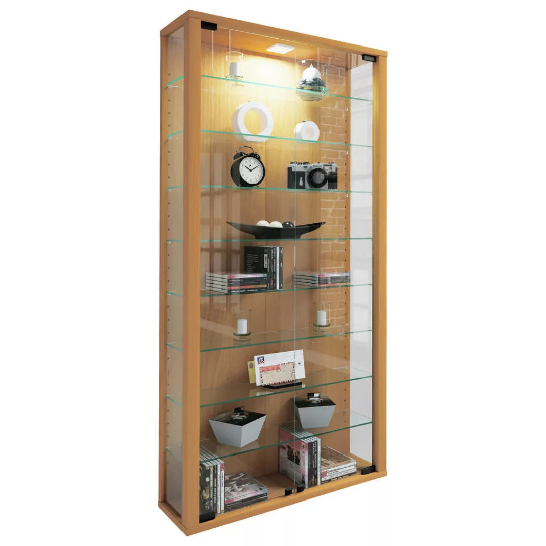 VCM Wandvitrine Hängevitrine Glasvitrine Wand Schaukasten Vitrine Glas Vitr günstig online kaufen