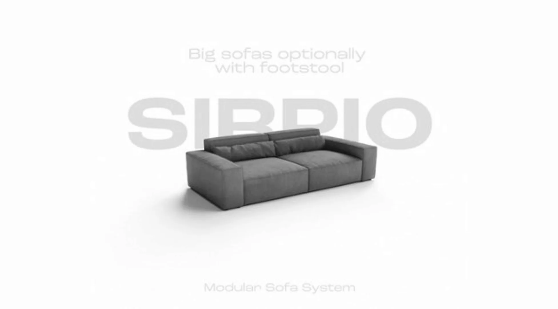 DELIFE Ecksofa Sirpio, XL Plüschcord Beige 270x170 cm Recamiere variabel mi günstig online kaufen