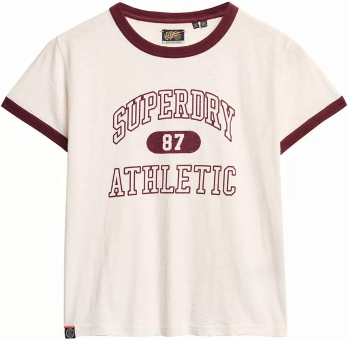 Superdry Print-Shirt ATHLETIC RINGER FITTED TSHIRT günstig online kaufen