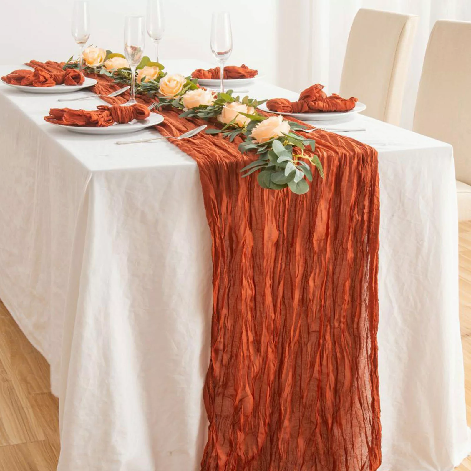 OKWISH Tischläufer Tischdecke Weihnachtstischläufer Tischwäsche Weihnacht günstig online kaufen