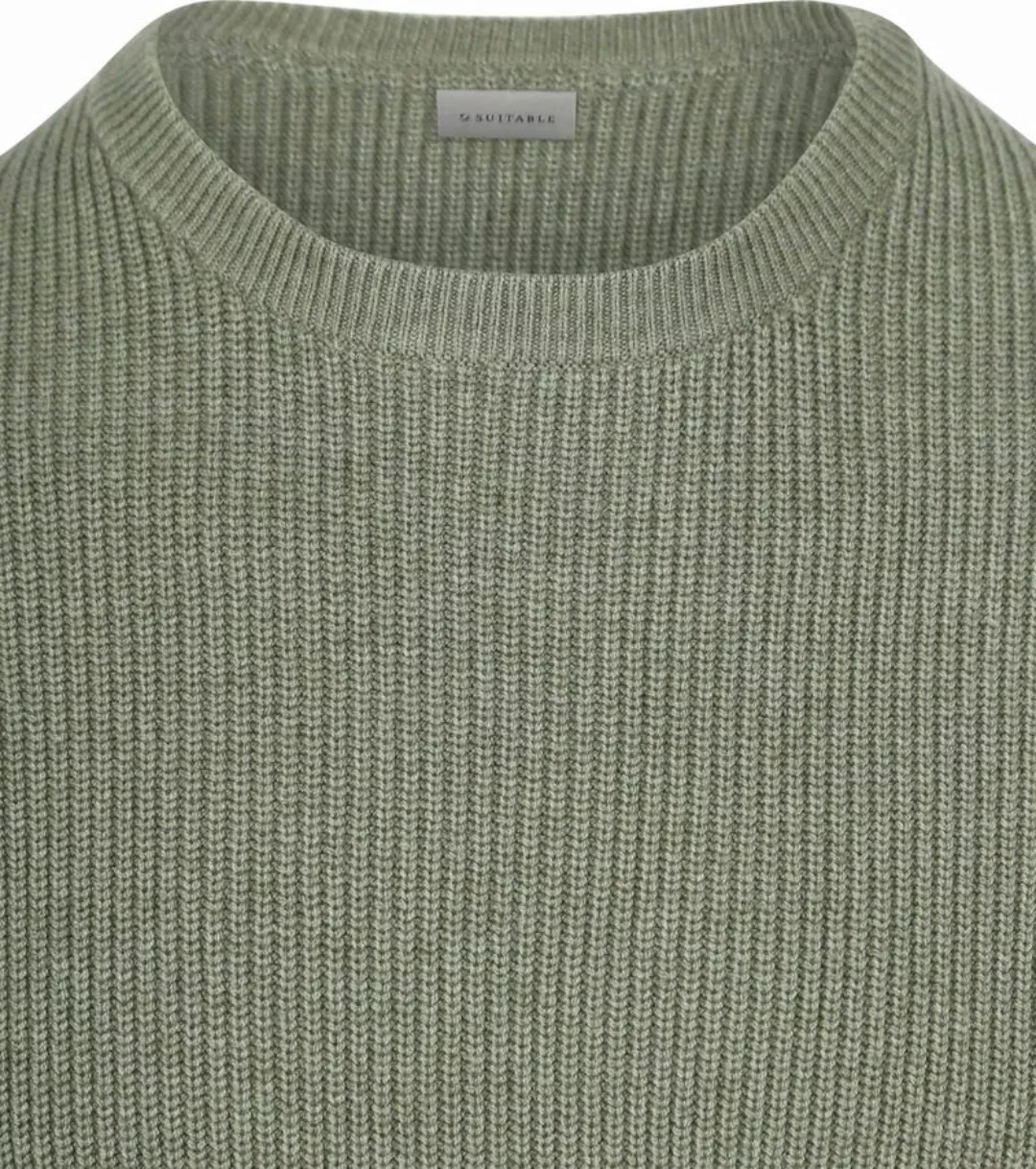 Suitable Pullover Wool Blend Grün - Größe M günstig online kaufen