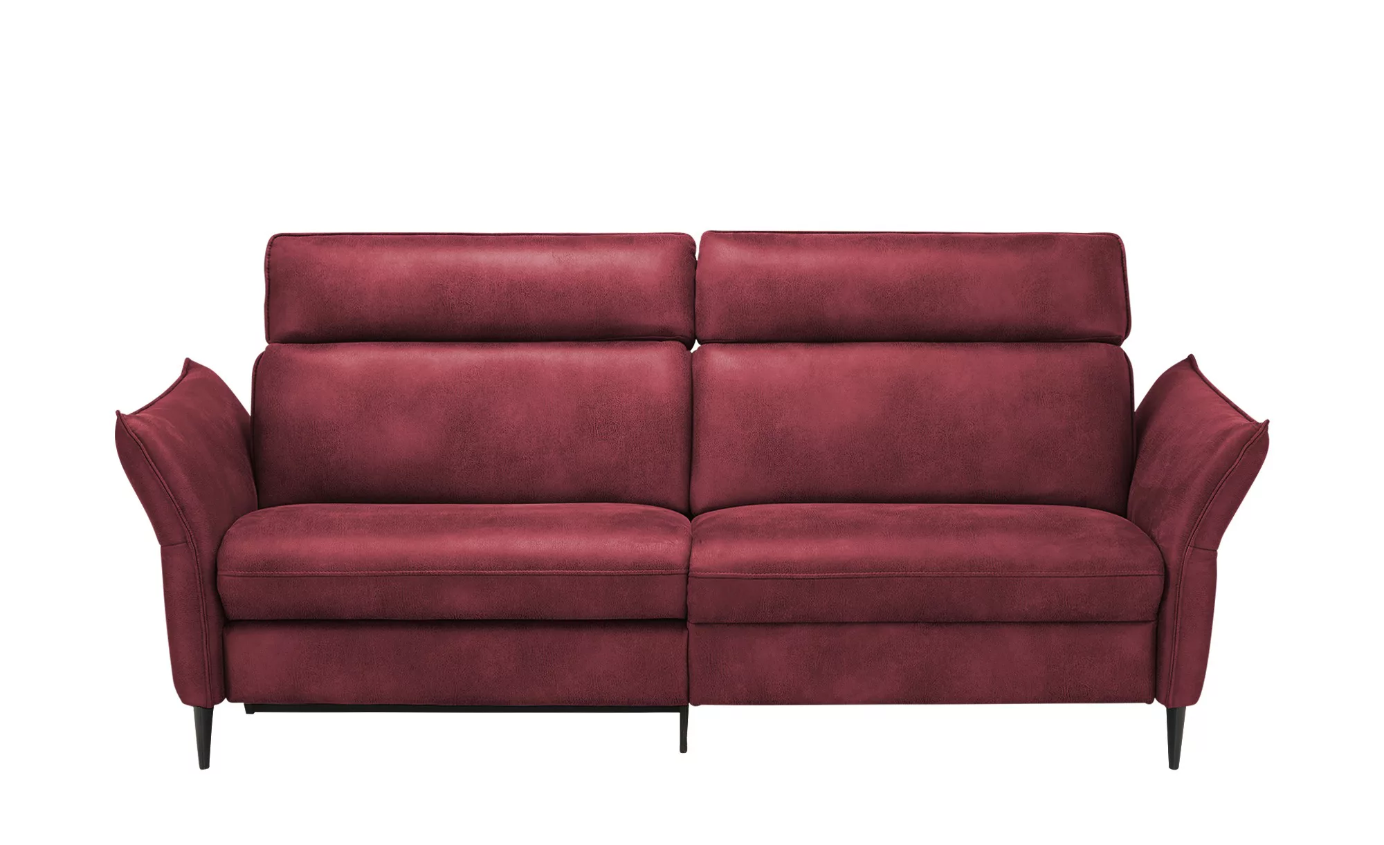 Hukla Sofa 3-sitzig  Solea ¦ rot ¦ Maße (cm): B: 224 T: 95 Polstermöbel > S günstig online kaufen