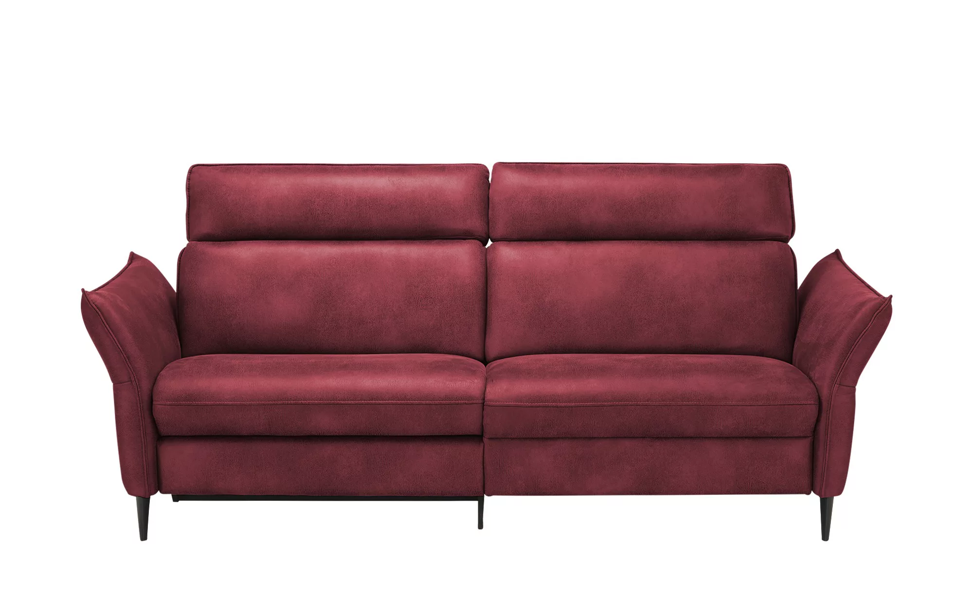 Hukla Sofa 3-sitzig  Solea ¦ rot ¦ Maße (cm): B: 224 T: 95.0 Polstermöbel > günstig online kaufen