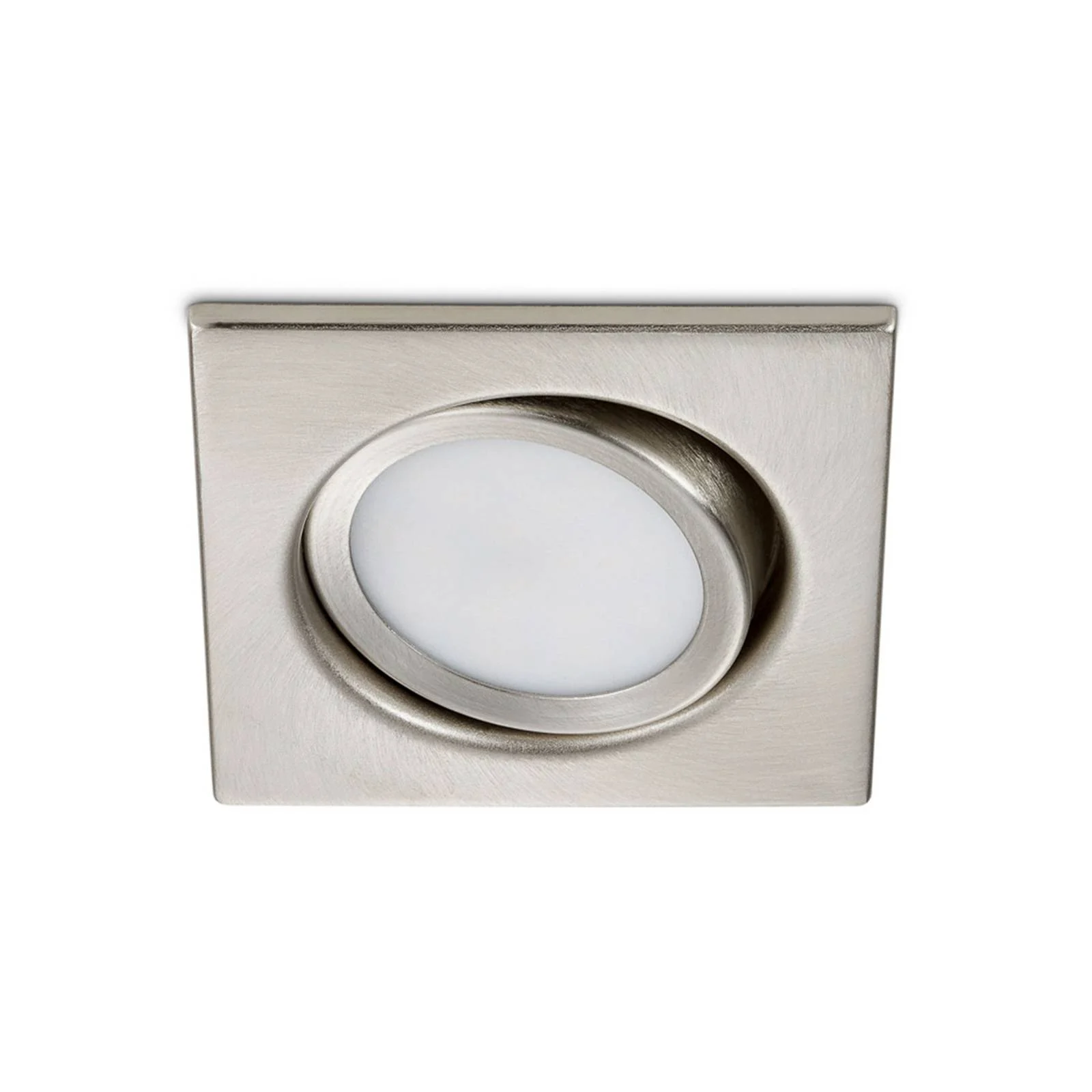 Runder LED-Einbaustrahler Rila in Chrom günstig online kaufen