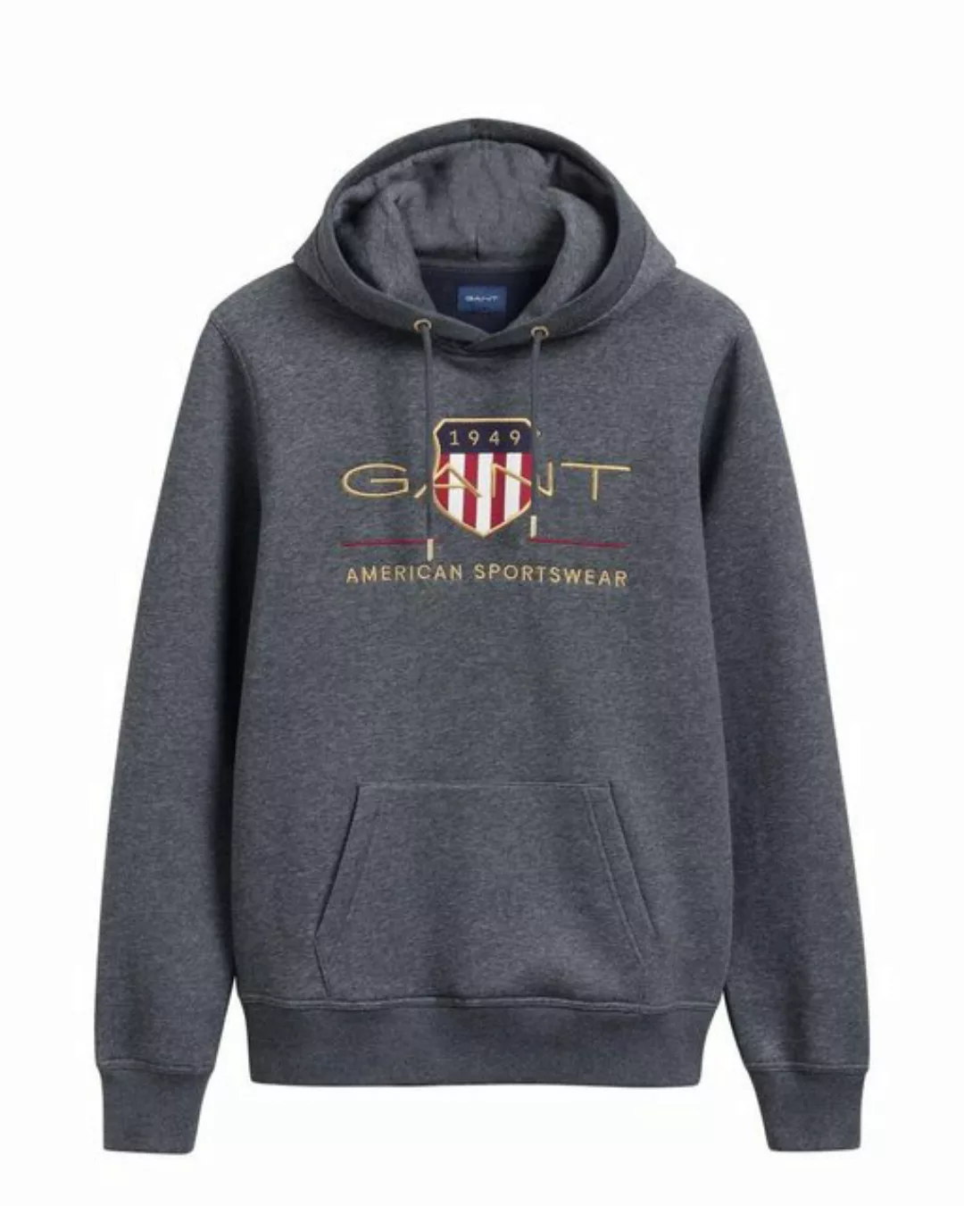 Gant Sweatshirt Herren Hoodie - Archive Shield, Kapuzen-Pullover günstig online kaufen