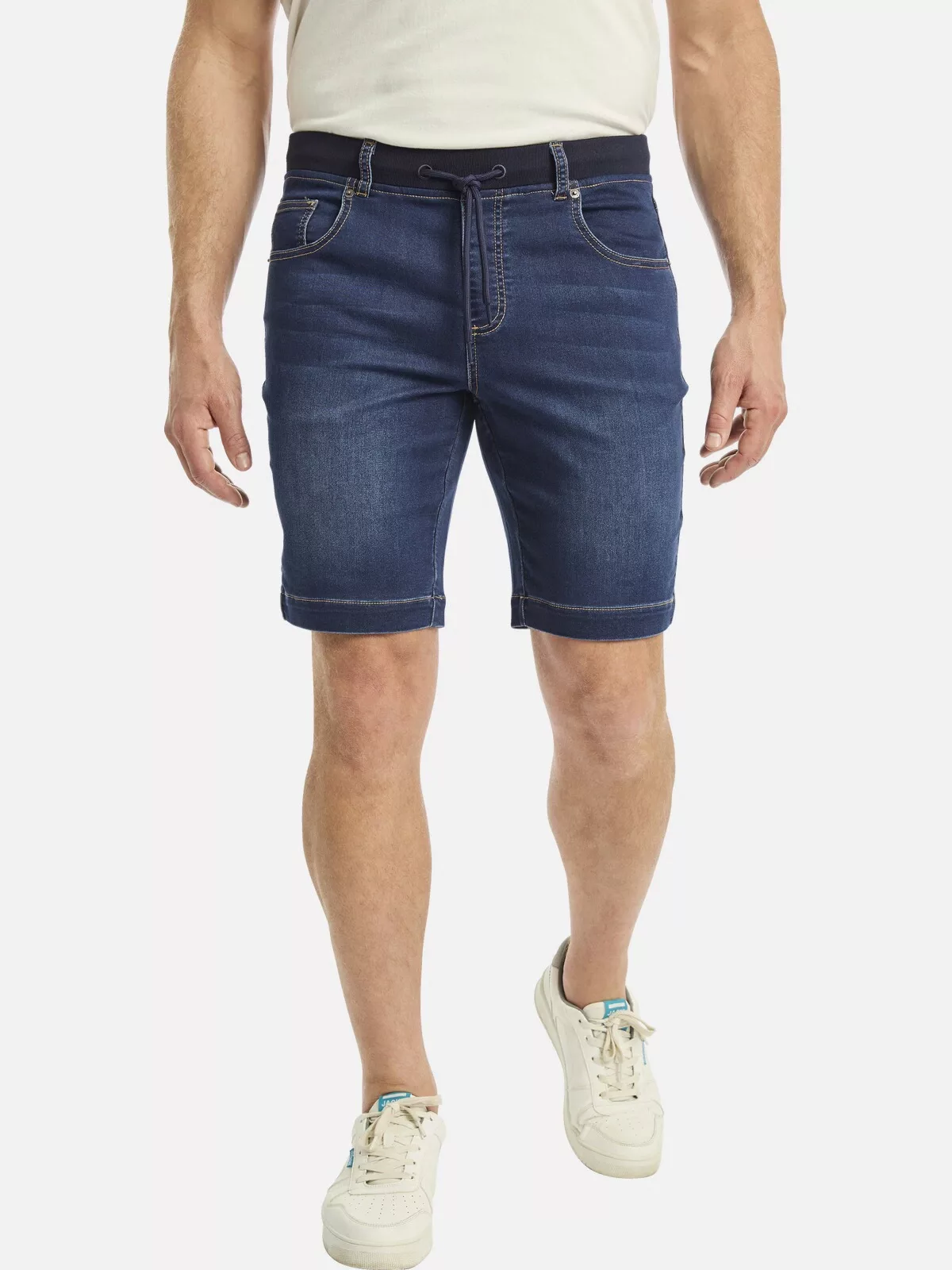 Jan Vanderstorm Shorts "Jeansshort GULLBRAND", (1 tlg.), mit Bund aus Stric günstig online kaufen