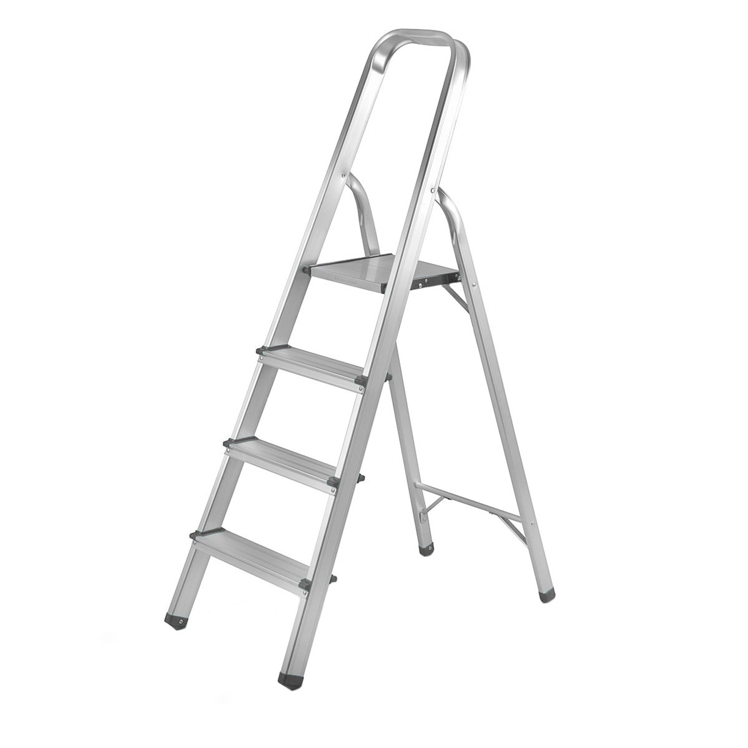 STAHLWERK Stehleiter Hl-4 St 150 Kg, 4 Stufen Standhöhe 78 Cm günstig online kaufen