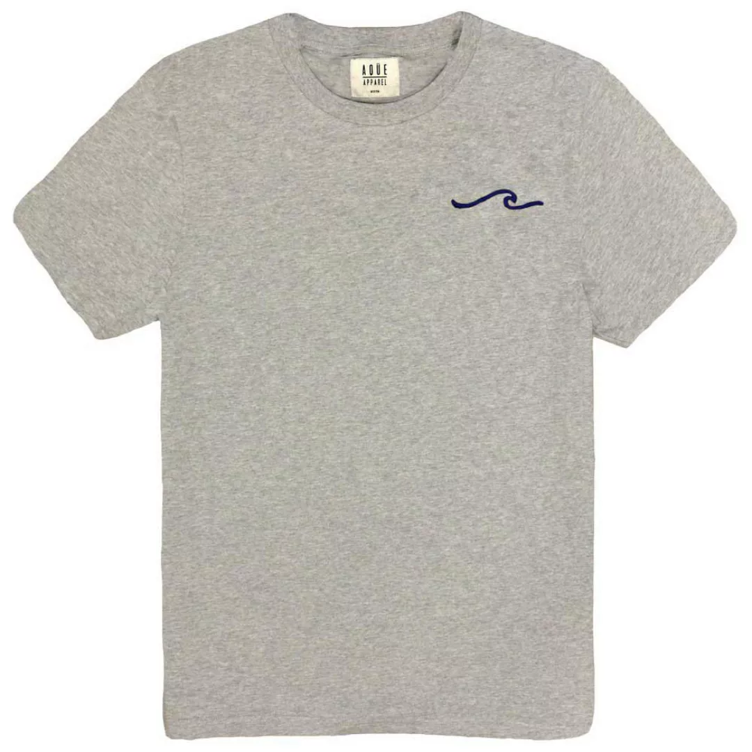 AqÜe Apparel Wave Kurzärmeliges T-shirt M Oxford Grey günstig online kaufen
