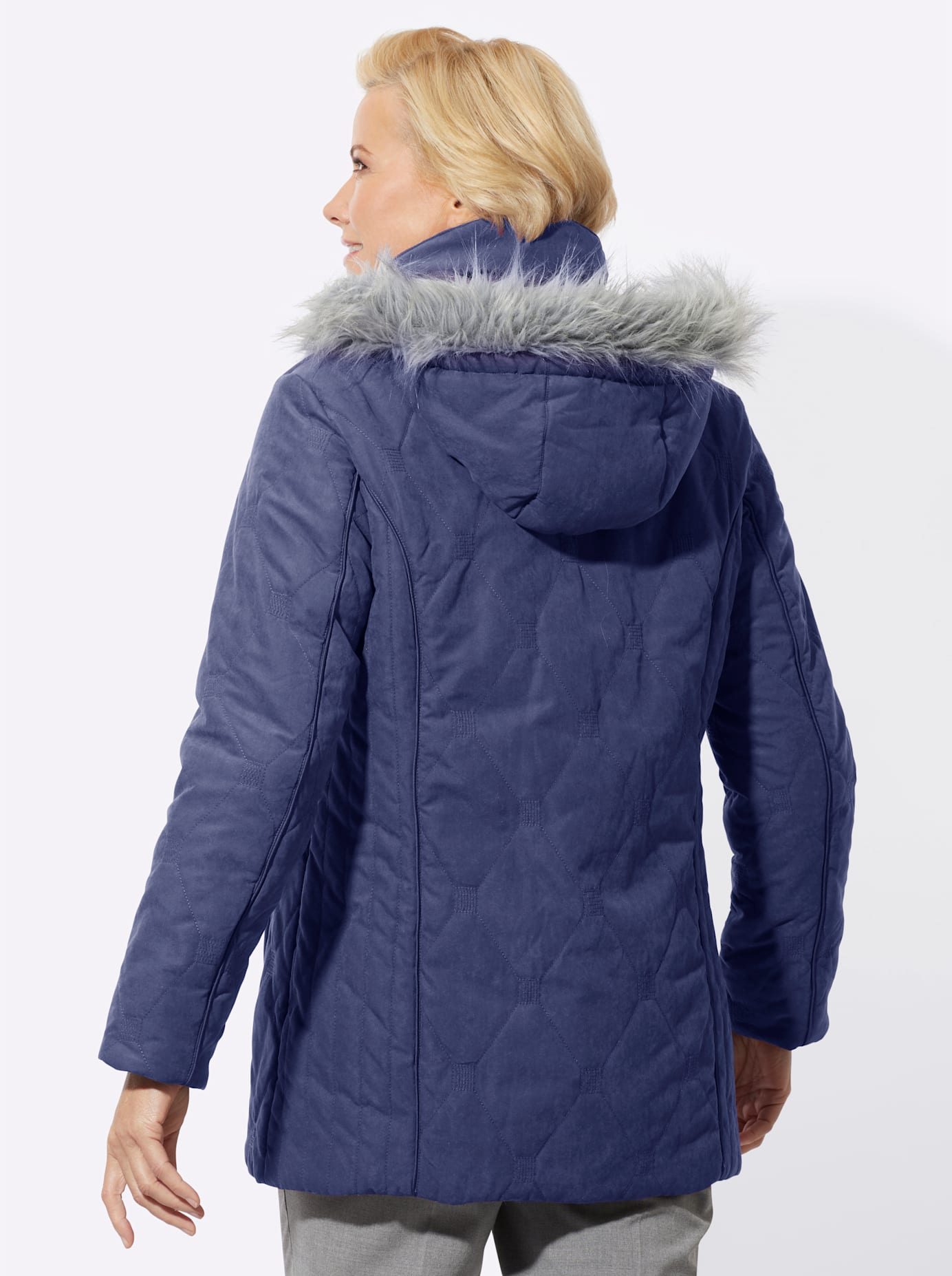 Classic Steppjacke, mit Kapuze günstig online kaufen