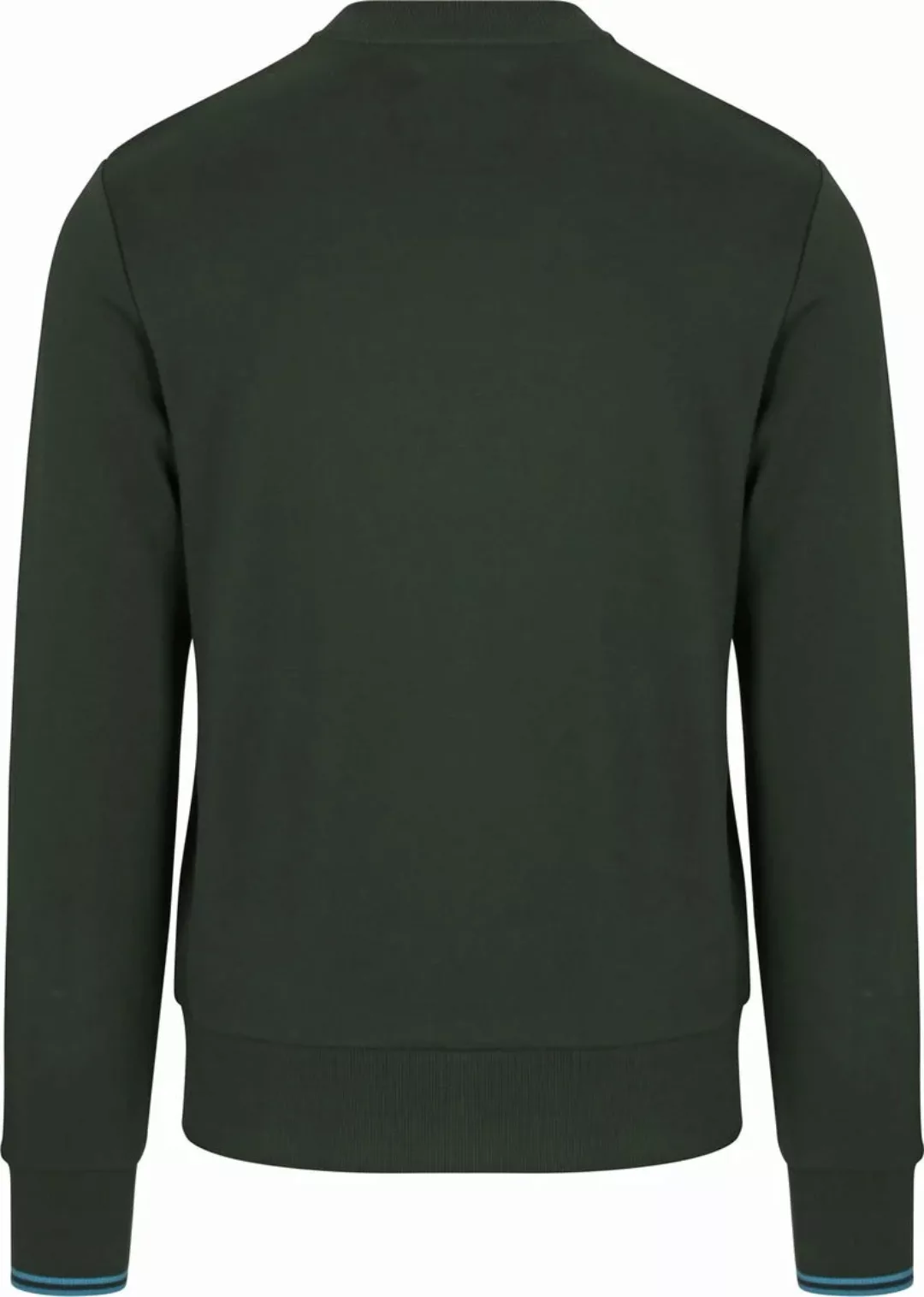 Fred Perry Sweater Logo Night Green - Größe XL günstig online kaufen