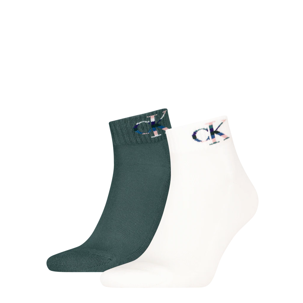 Calvin Klein Jeans Kurzsocken "CKJ MEN QUARTER 2P MONOGRAM", (2 Paar, 2 Paa günstig online kaufen