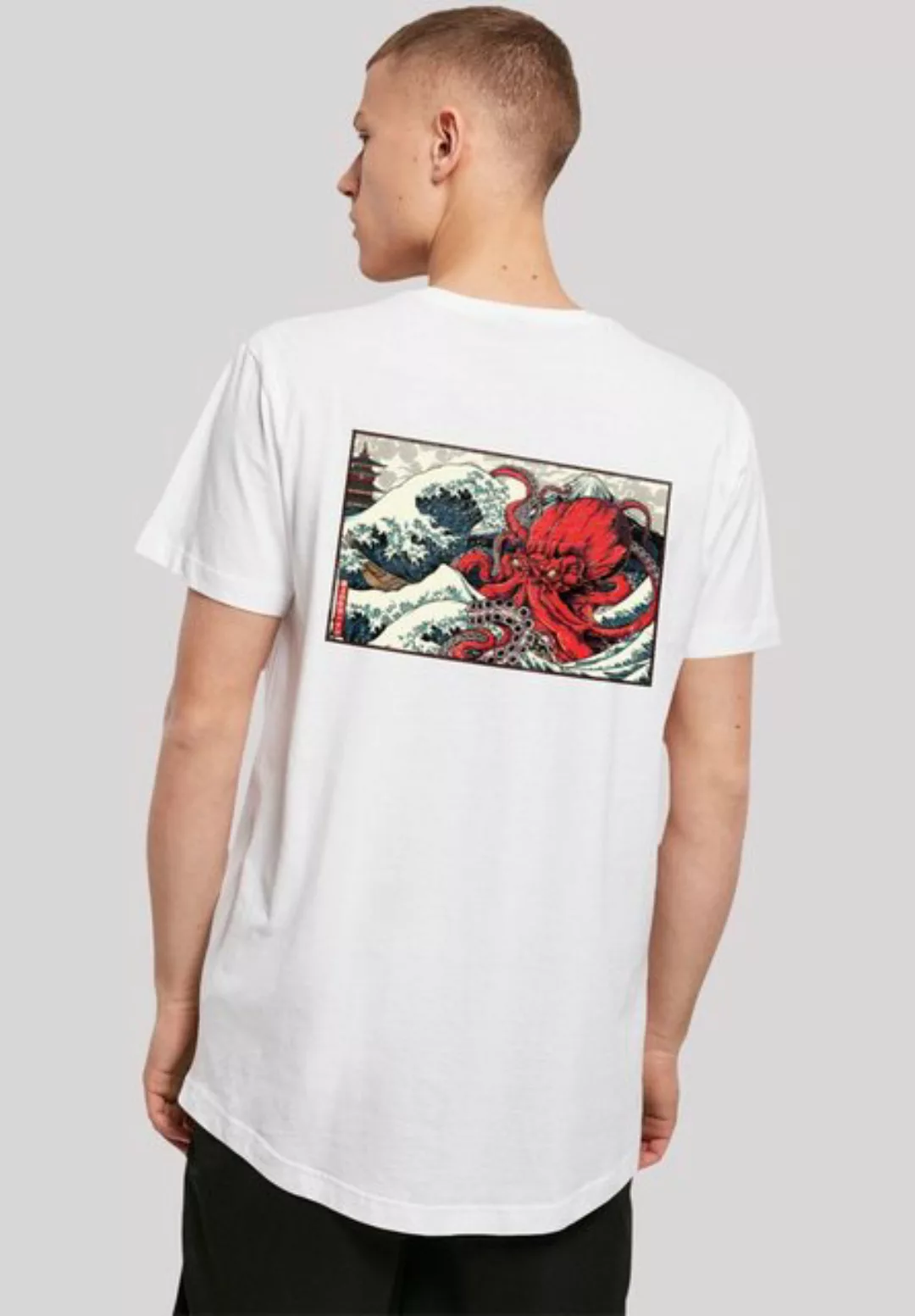 F4NT4STIC T-Shirt Kanagawa Octopus Print günstig online kaufen