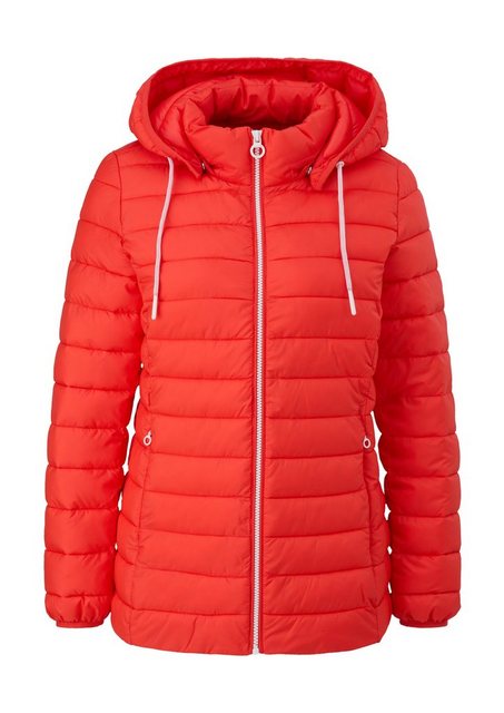 s.Oliver Outdoorjacke s.Oliver Leichte Steppjacke mit Kapuze in Orange (1-S günstig online kaufen