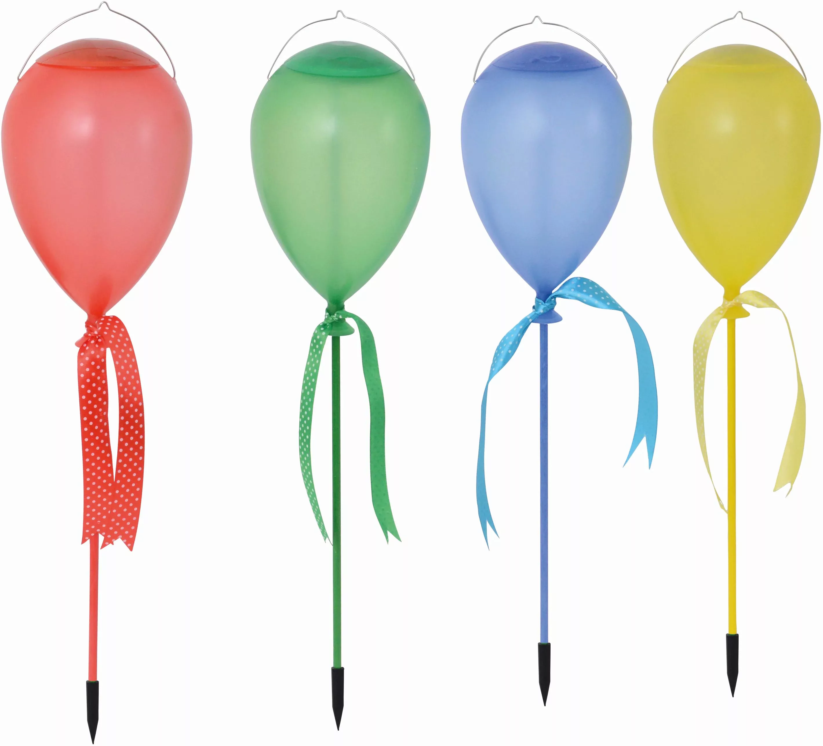 näve LED Gartenleuchte "4er-Set LED Deko-Solar "Ballon"", Leuchtmittel LED- günstig online kaufen
