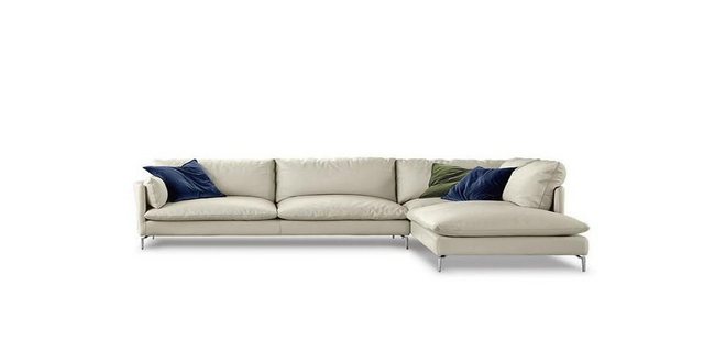 Xlmoebel Ecksofa Leder Eckcouch im luxuriösen Design für das Wohnzimmer - 2 günstig online kaufen