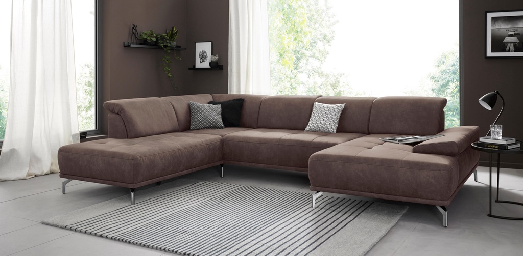 Places of Style Wohnlandschaft "Caluna", Inkl.Sitztiefenverstellung, wahlwe günstig online kaufen