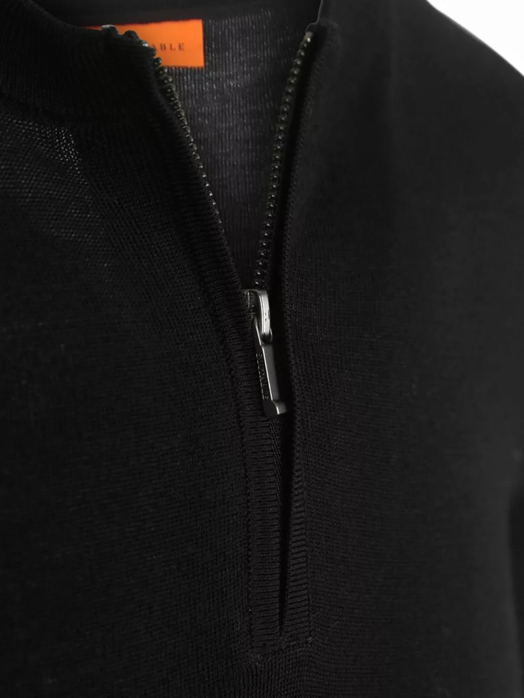 Suitable Crew Zip Merino Schwarz - Größe L günstig online kaufen