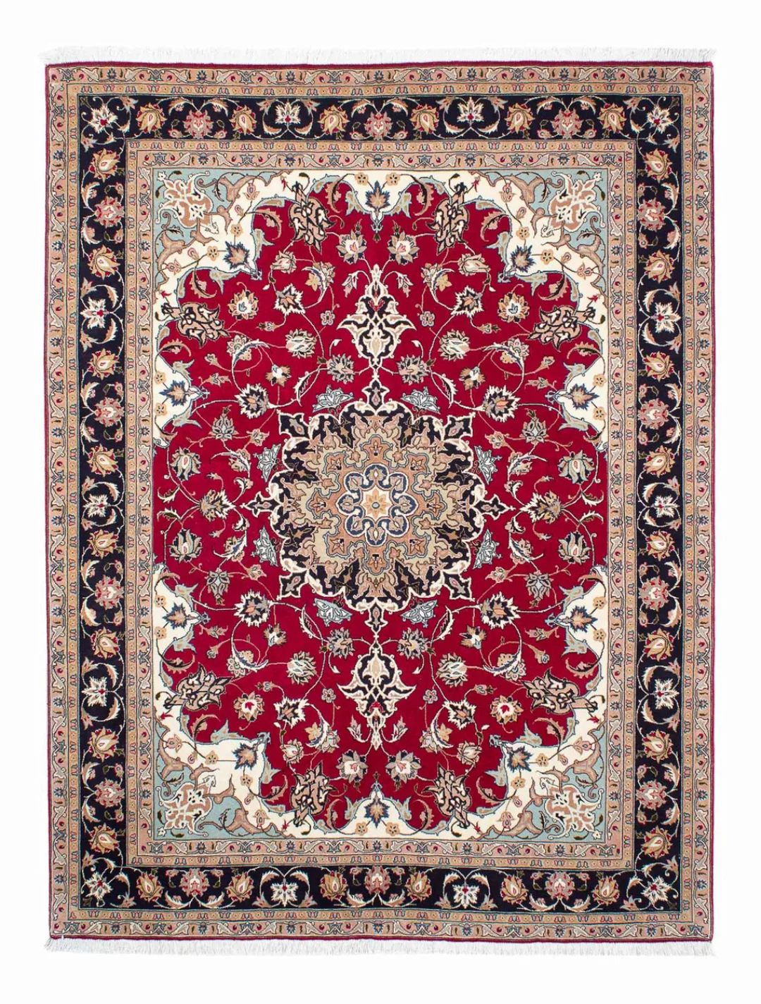 morgenland Orientteppich »Perser - Täbriz - Royal - 207 x 154 cm - rot«, re günstig online kaufen