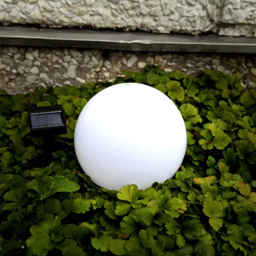 Solar- Gartenkugel Globus, mit Sensor und LED, Ø 200 mm IP44 günstig online kaufen