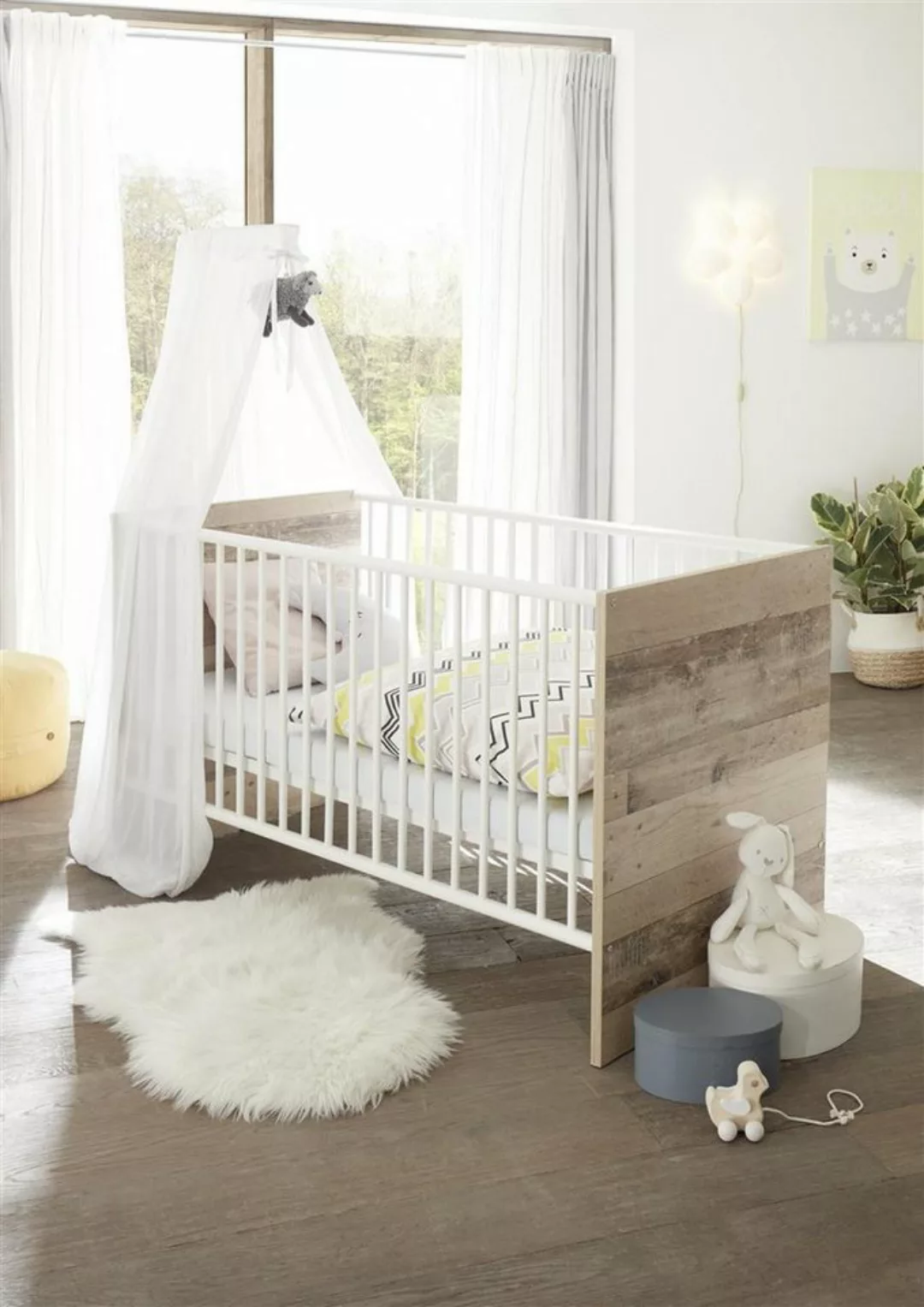 Begabino Babybett 76 x 82 x 145 cm (B/H/T) günstig online kaufen