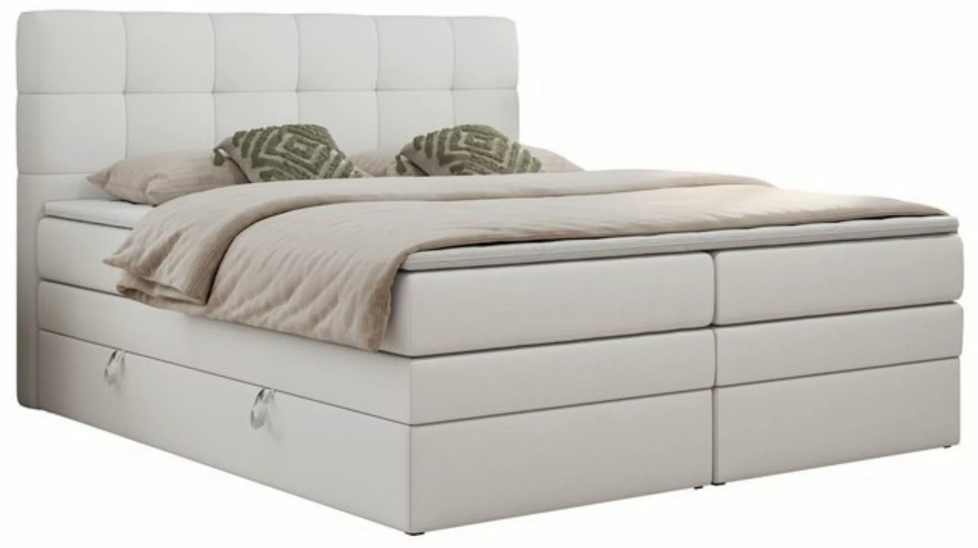 MKS MÖBEL Boxspringbett LUKA KING (King Doppelbett, Bonell Matratzen, Multi günstig online kaufen