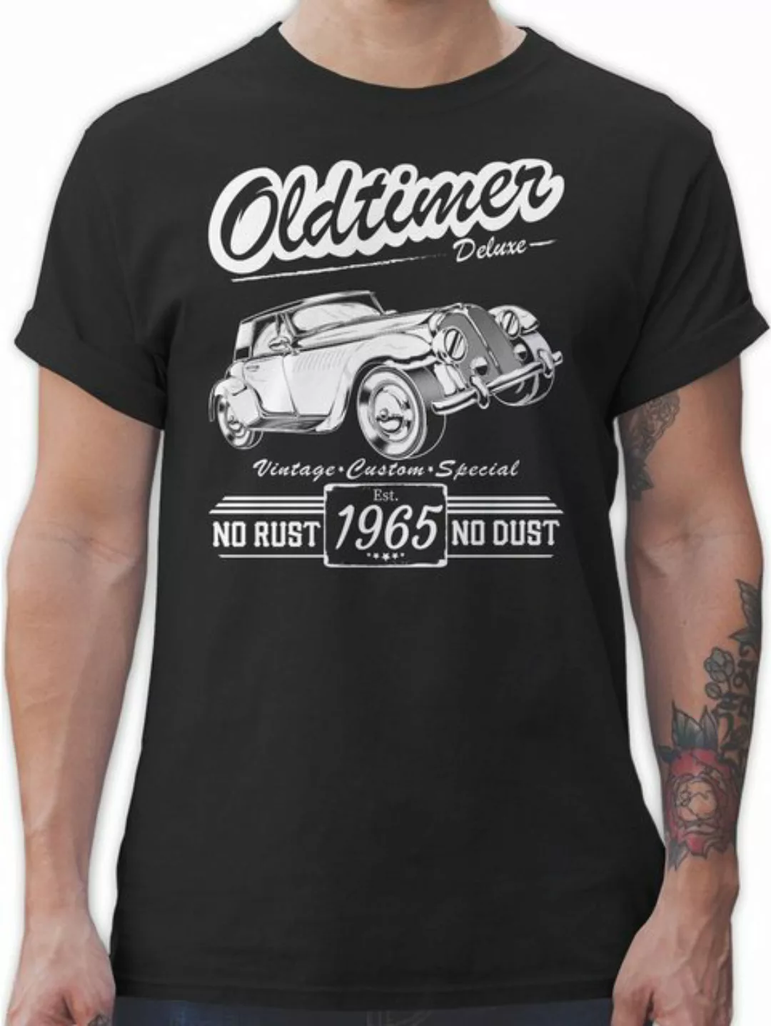 Shirtracer T-Shirt Sechzig Oldtimer Baujahr 1965 60. Geburtstag günstig online kaufen