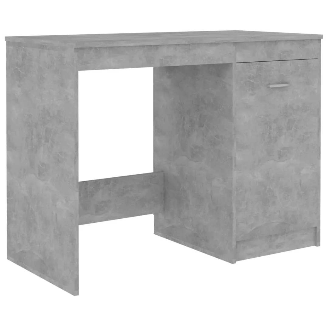 Schreibtisch Betongrau 100×50×76 Cm Spanplatte günstig online kaufen