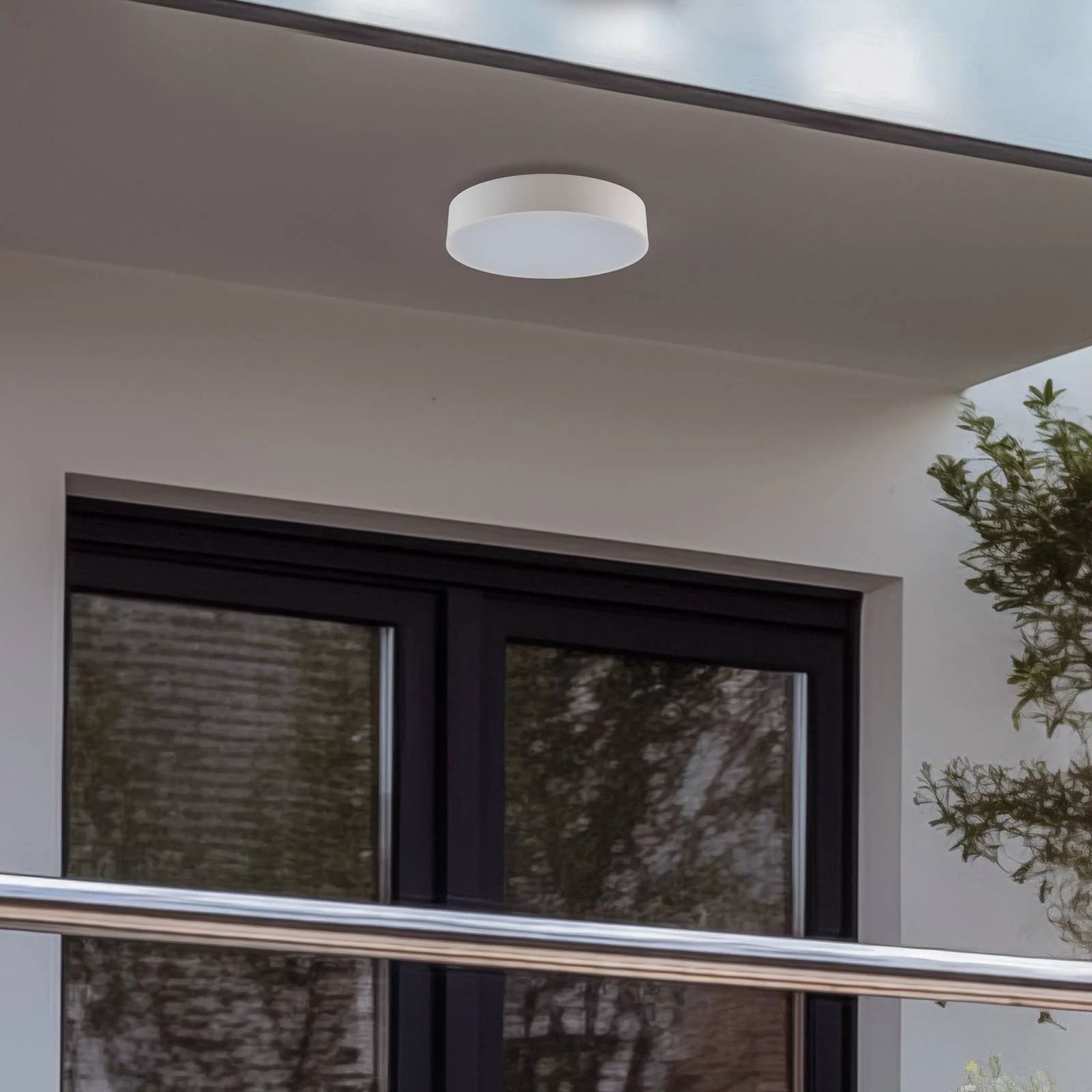 LED-Außendeckenlampe Lahja, IP65, weiß günstig online kaufen