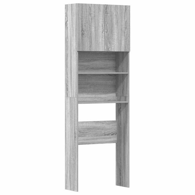 vidaXL Waschmaschinenumbauschrank Waschmaschinenschrank Grau Sonoma 64x24x1 günstig online kaufen