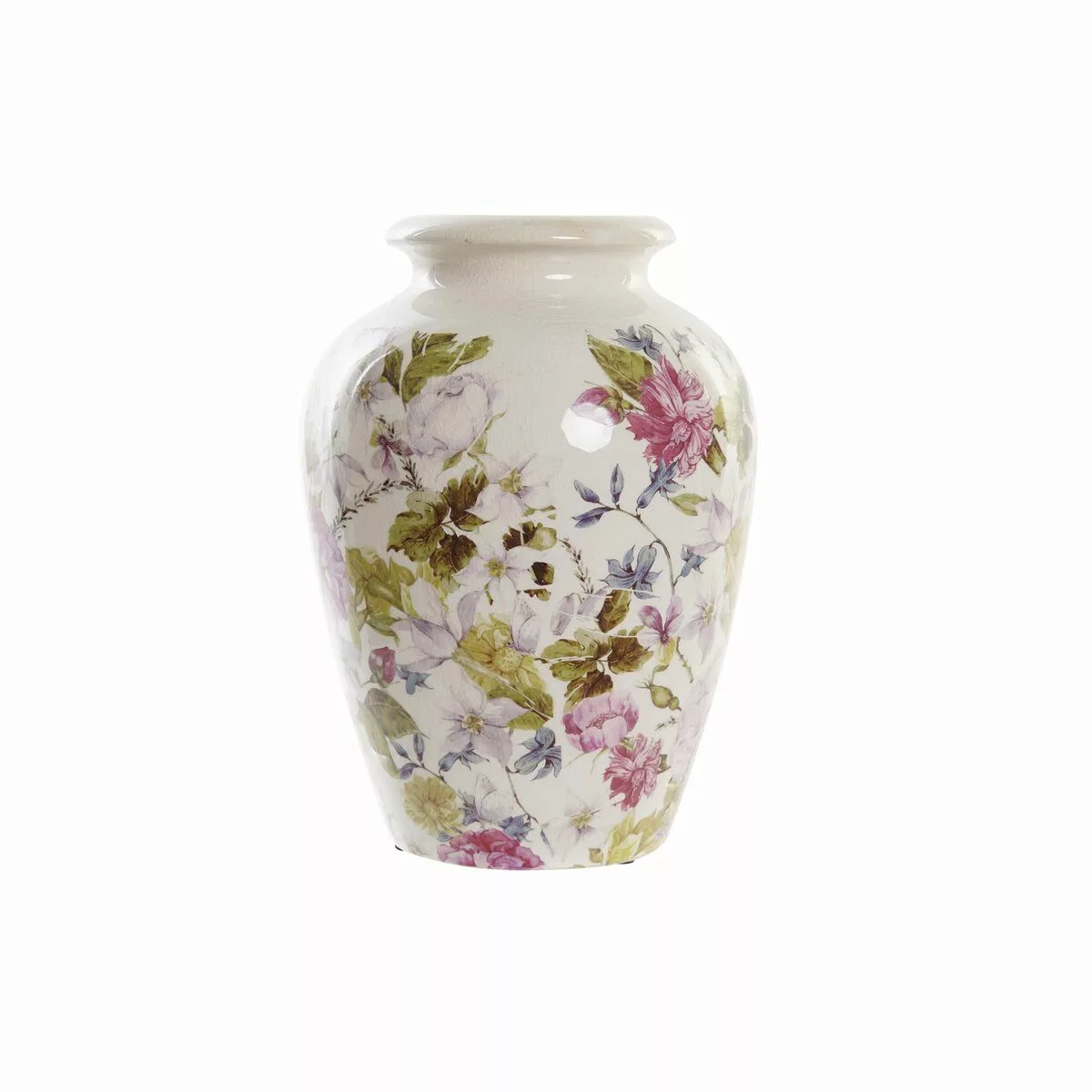 Vase Dkd Home Decor Weiß Grün Granatrot Steingut Shabby Chic (18 X 18 X 25 günstig online kaufen