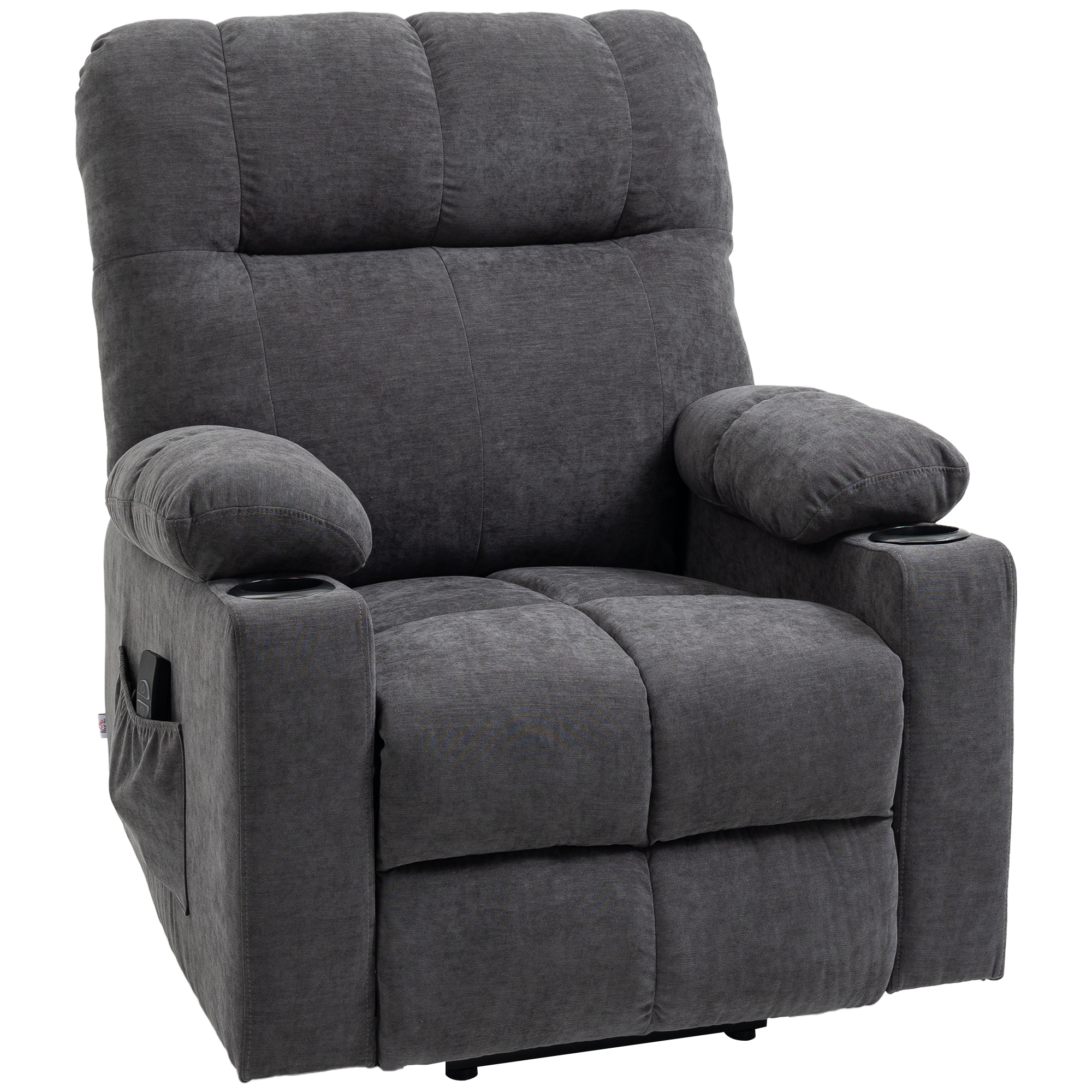 HOMCOM Sessel mit Aufstehhilfe, Elektrischer Relaxsessel mit Massagefunktio günstig online kaufen