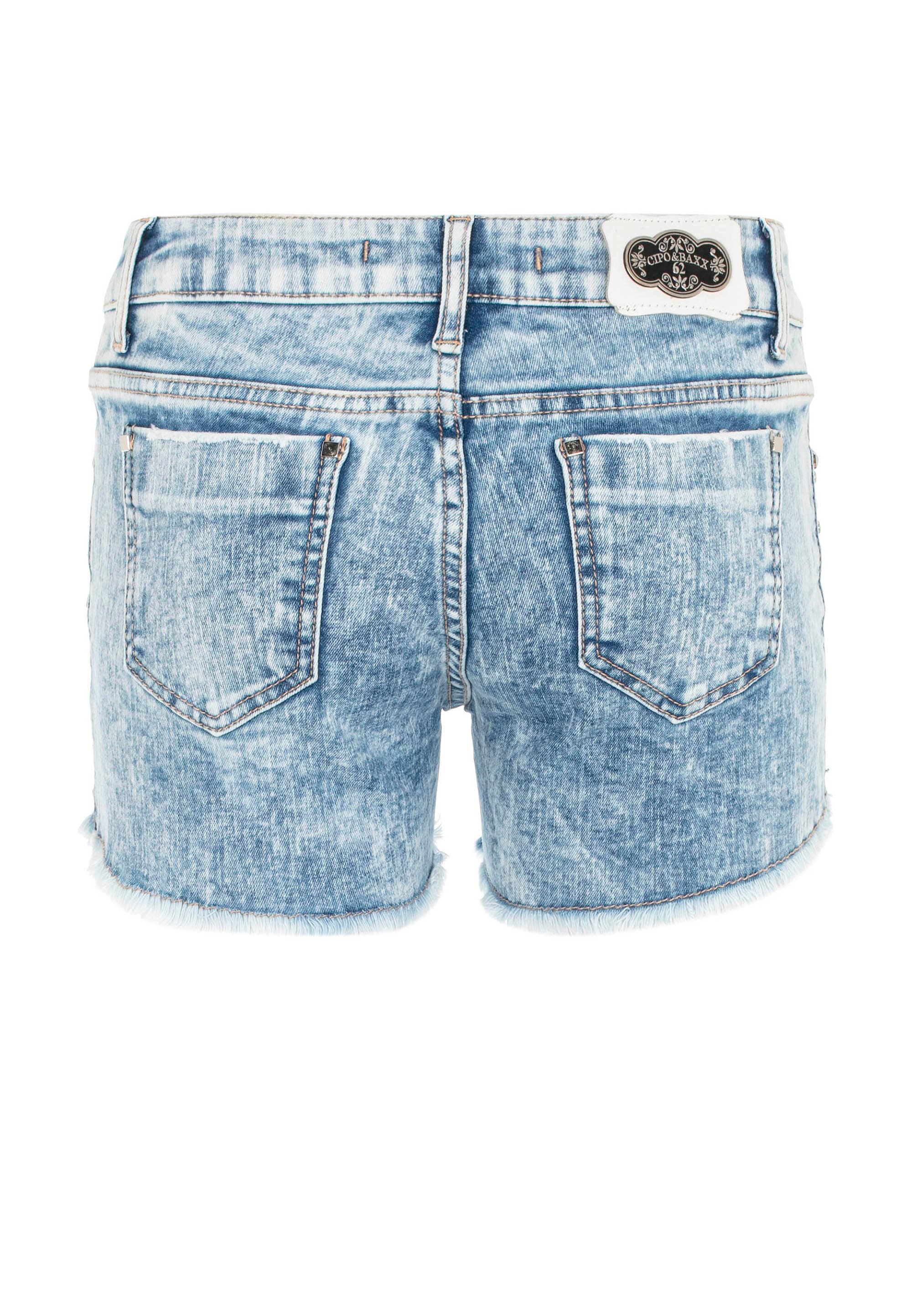 Cipo & Baxx Shorts, mit coolen Nieten günstig online kaufen